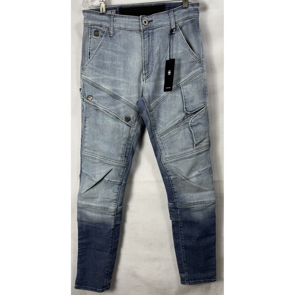 New G-Star RAW Jeans Mens 29 X 32 AirBlaze 3D Skinny Leg Super Stretch Denim